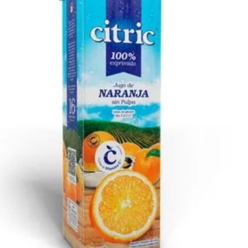 JUGO NARANJA S/PULPA  1000CC CITRIC 