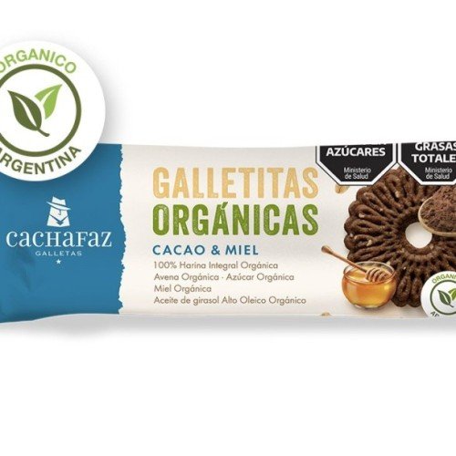 GALL. ORGANICAS CACAO/MIEL   170G CACHAFAZ 