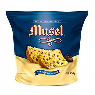 PAN DULCE C/CHOCO.   500G MUSEL 